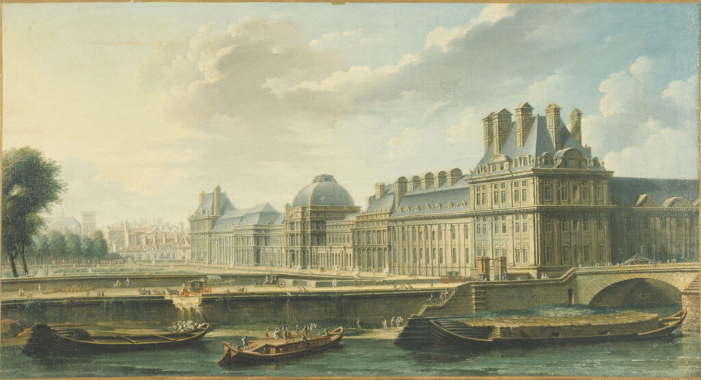 Der Tuilerien-Palast gemalt von Nicolas-Jean-Baptiste Raguenet 1757 © Gemeinfrei